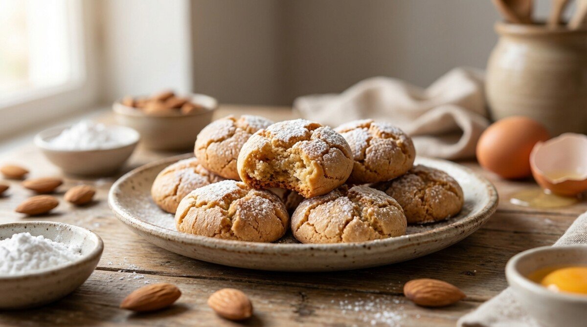 scopri la ricetta infallibile per preparare a casa gli amaretto morbidi sardi, dolci tradizionali dal gusto unico che tutti amano. facili e veloci da realizzare!