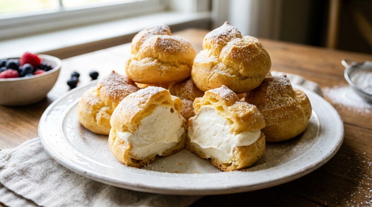 scopri la ricetta facile dei bignè con crema chantilly, un dolce soffice e irresistibile da preparare in pochi minuti per conquistare tutti.