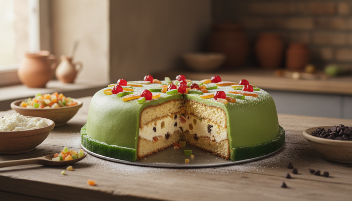 scopri la ricetta tradizionale della cassata siciliana fatta in casa, economica, semplice da preparare e dal sapore autentico e delizioso.