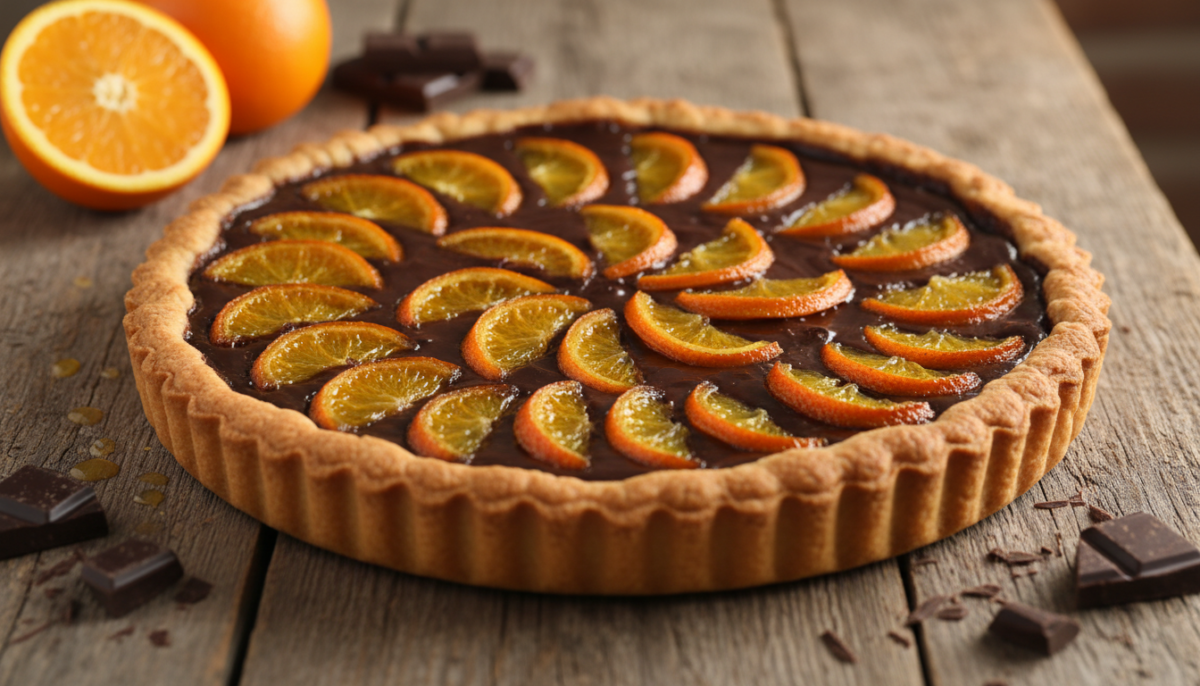 scopri la crostata arancia e cioccolato, un dessert che unisce dolcezza e freschezza in un equilibrio perfetto, ideale per ogni occasione.
