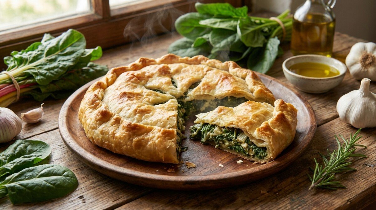 scopri la ricetta segreta dell'erbazzone economico e vegetariano, perfetto per un pranzo saporito, leggero e che conquisterà tutti i palati.