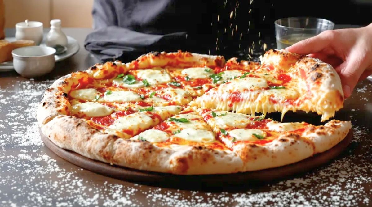 La pizza in teglia più soffice che abbia mai fatto: il trucco della fermentazione lenta trasforma l’impasto e ti regala un bordo alto “da pizzeria”