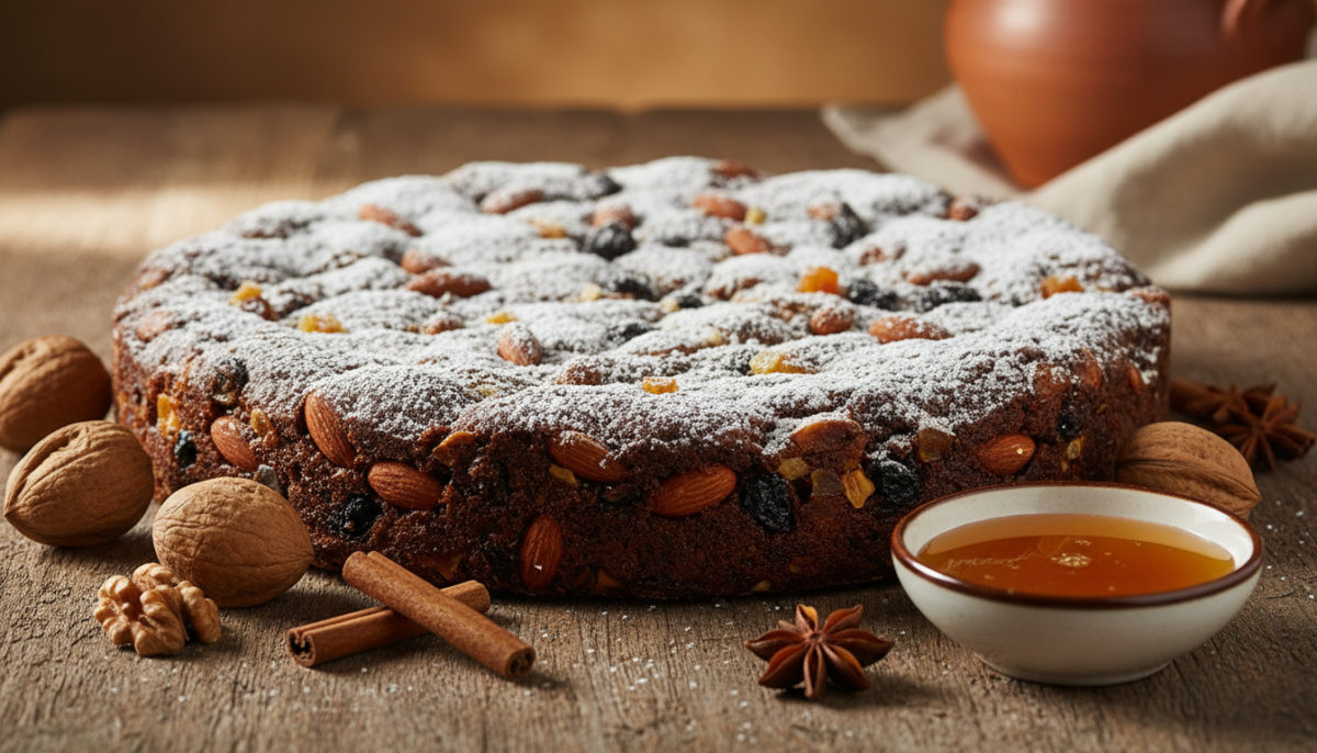 scopri il panforte senese tradizionale con la sua ricetta autentica: un dolce tipico toscano ricco di spezie, frutta secca e sapori unici, perfetto per le tue feste.