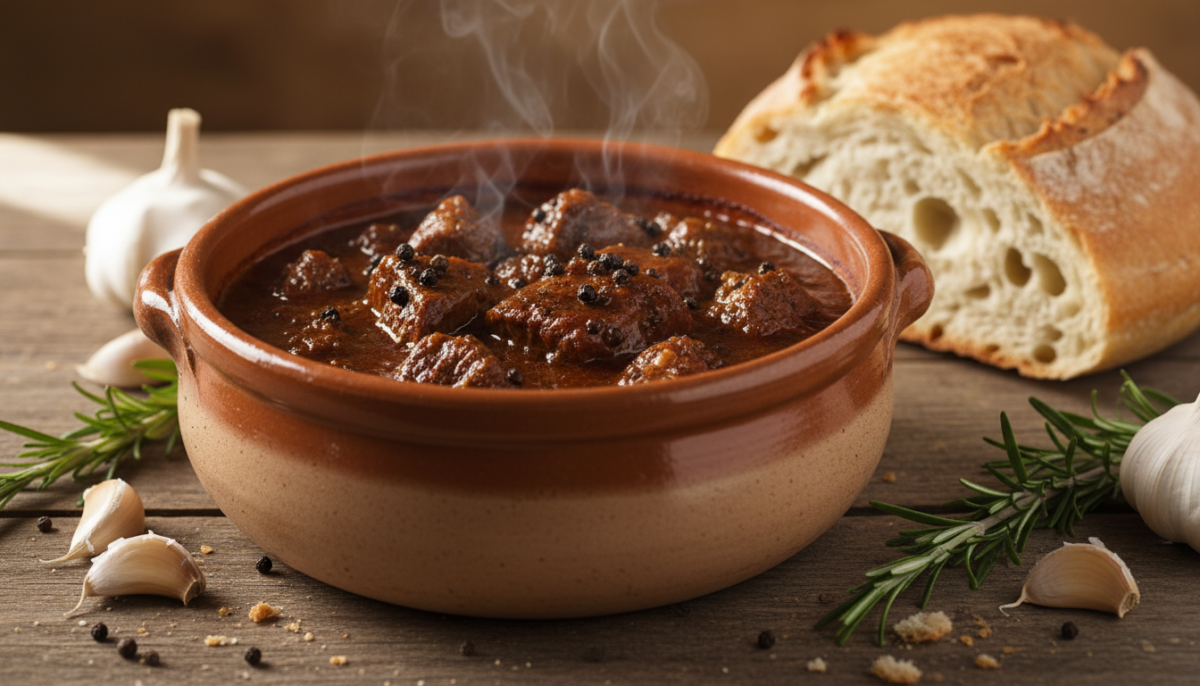 scopri il peposo economico a lunga cottura, un piatto toscano ricco di sapore e facile da preparare, perfetto per gustare la tradizione con ingredienti semplici.