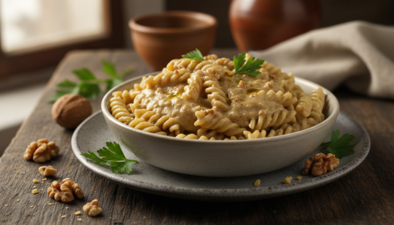 Salsa di noci per pasta fresca: un condimento cremoso e semplice da preparare