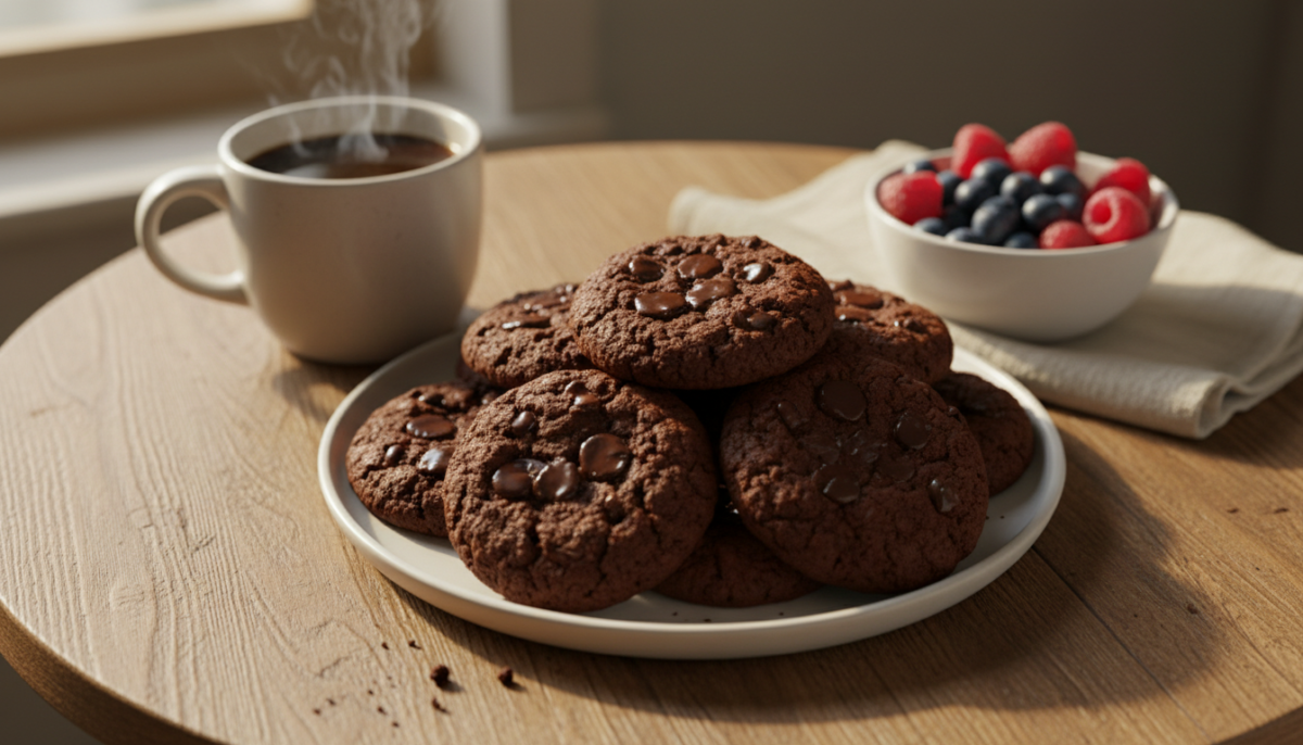 scopri come preparare biscotti al cacao irresistibili per una colazione energetica e gustosa che trasforma ogni mattina in un momento speciale.