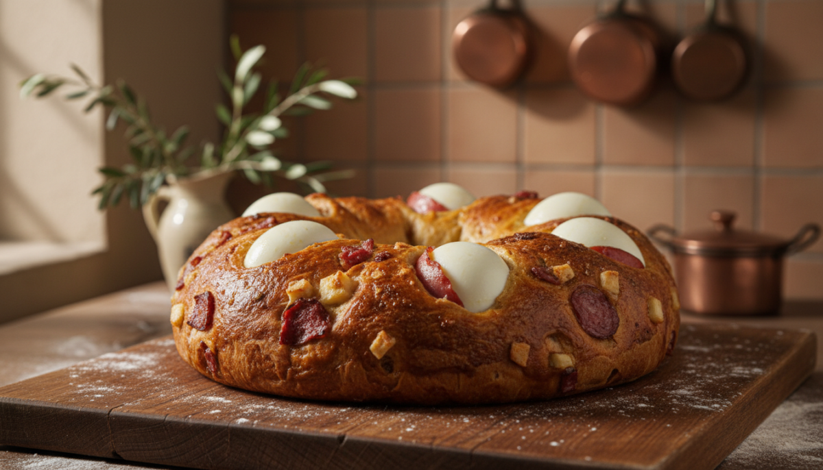 scopri la ricetta autentica del casatiello napoletano tradizionale, il segreto della cucina partenopea che nessuno ti ha mai svelato. gustalo come una vera specialità napoletana!