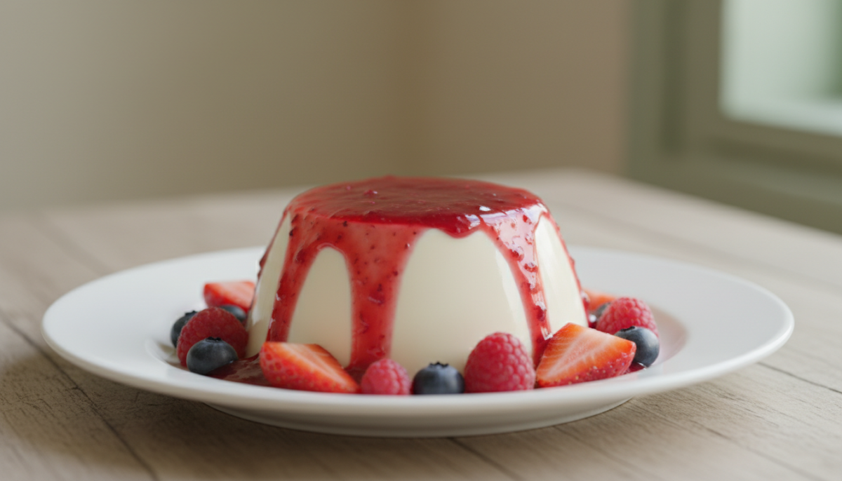 esplora la ricetta irresistibile della panna cotta con salsa ai frutti rossi che sta facendo impazzire il web. un dessert semplice e delizioso per tutte le occasioni.