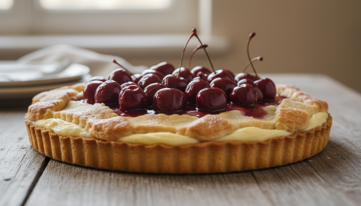 delizia il tuo palato con la crostata con crema e amarene, il dolce irresistibile che sta conquistando tutti nel 2026. scopri il suo segreto e lasciati tentare dalla perfezione.