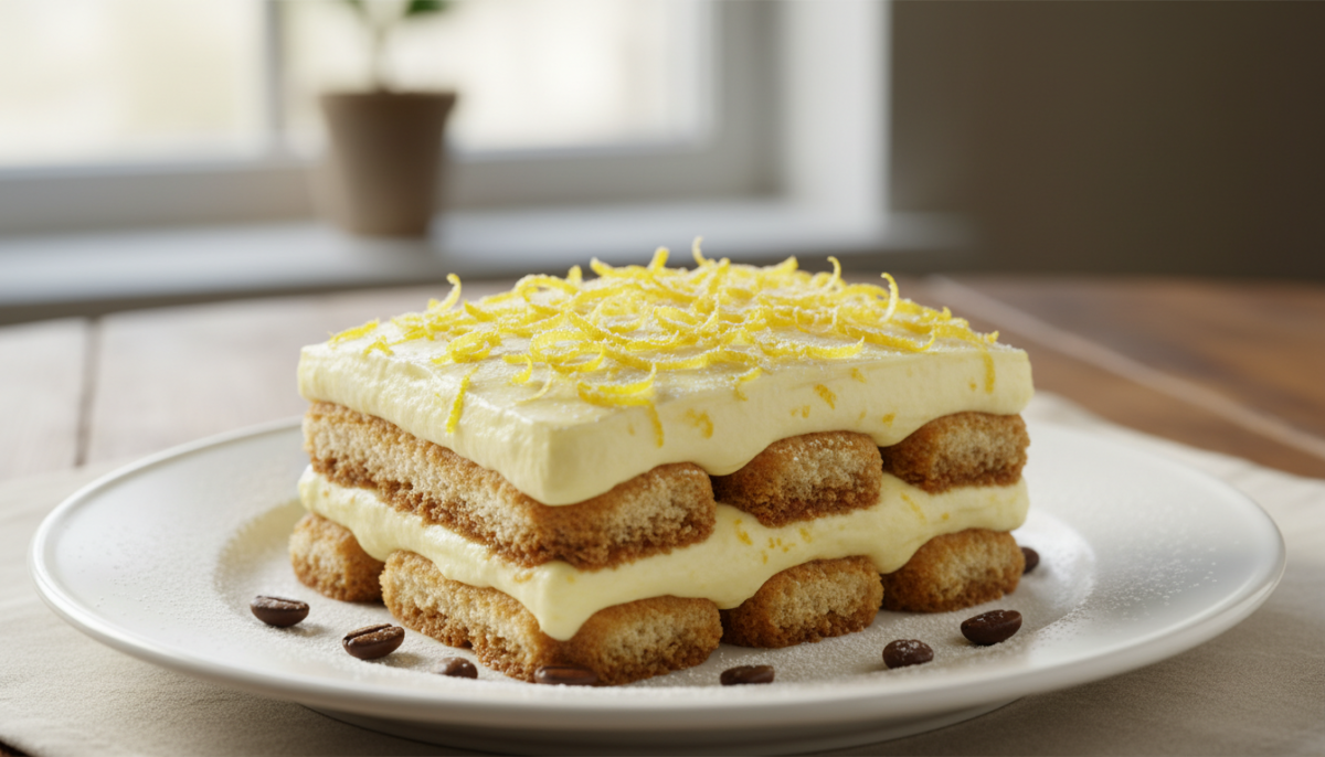 scopri il delizioso tiramisu con crema al limone, una dolcezza fresca e originale perfetta per sorprendere il palato.