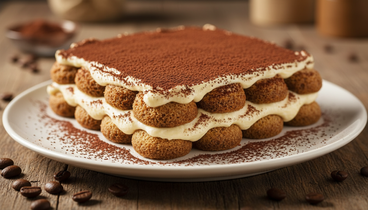 scopri la ricetta facile e gustosa del tiramisù senza panna né uova, un dolce italiano tradizionale rivisitato per un dessert leggero e delizioso.