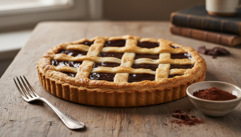 Crostata con crema al cioccolato: ricetta semplice per un dolce irresistibile