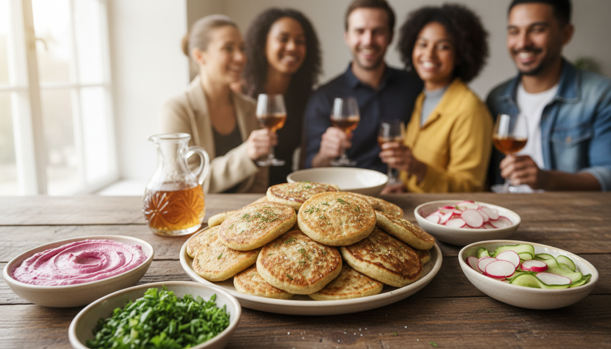 scopri come questi blinis di grano saraceno, morbidi e gustosi, hanno sostituito i toast industriali troppo secchi, conquistando tutti i tuoi ospiti all'aperitivo.