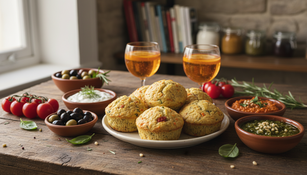 scopri la ricetta leggera che trasforma il tuo aperitivo: piccoli muffin gustosi e facili da preparare, perfetti come alternativa alla tradizionale quiche.
