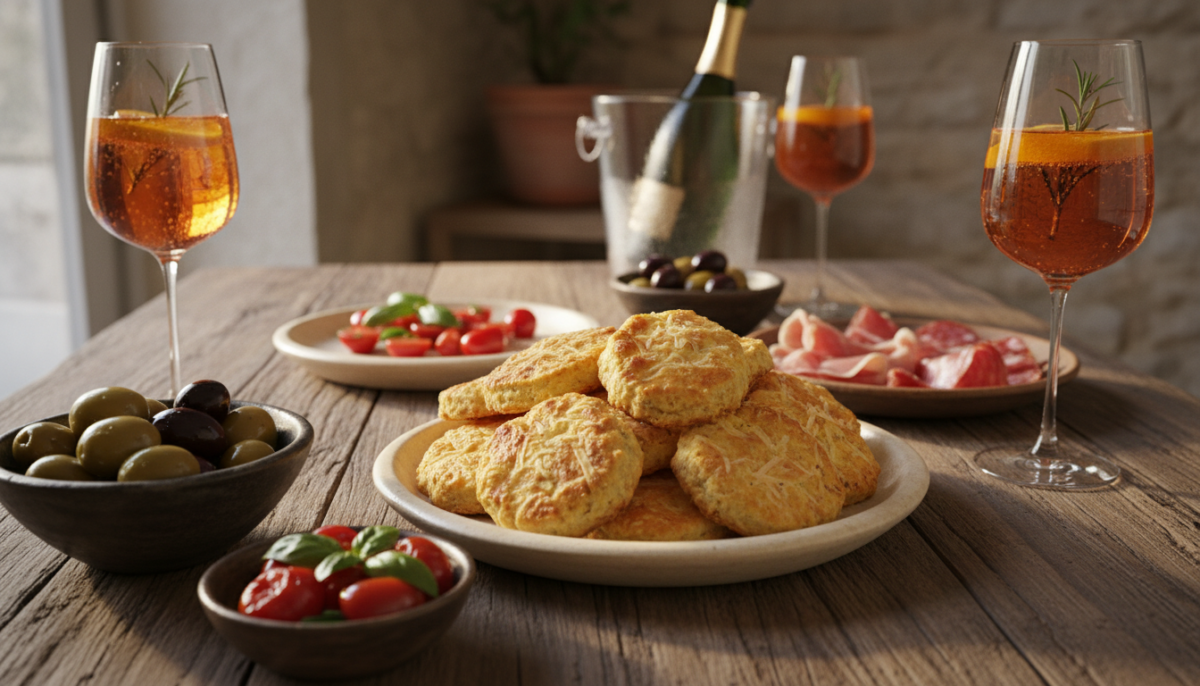 scopri i biscotti salati al parmigiano che spariscono in 10 minuti: la tua arma segreta per un aperitivo irresistibile con gli amici.