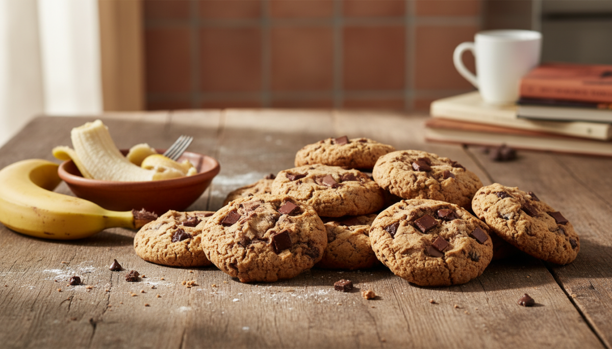 scopri come rendere i biscotti al cioccolato morbidi e perfetti aggiungendo banana schiacciata all'impasto. una soluzione semplice per biscotti più gustosi ogni volta!
