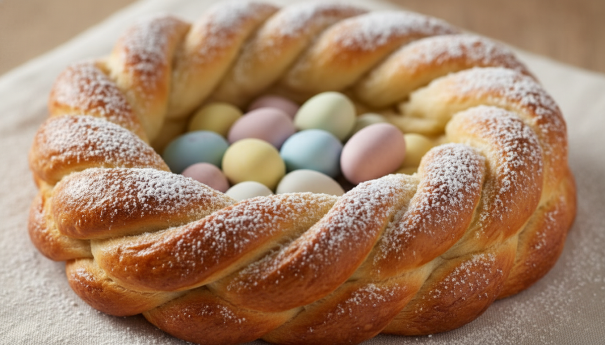 scopri il dolce pasquale a forma di nido che i miei figli adorano e che ha conquistato tutti, rubando la scena alle tradizionali uova di cioccolato. un piacere unico da condividere in famiglia.