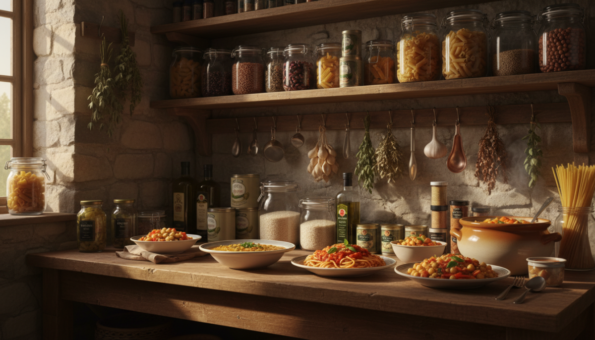 scopri il tuo menu settimanale 'dalla dispensa' con piatti gustosi e facili da preparare senza dover uscire a fare la spesa. ricette pratiche per una cucina creativa e senza sprechi.