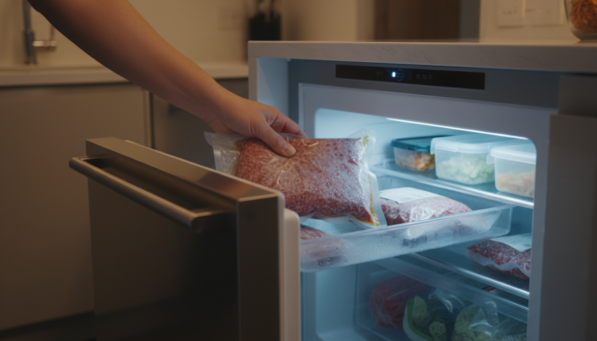 scopri la regola poco conosciuta che cambia tutto: come conservare correttamente la carne prossima alla scadenza mettendola subito nel congelatore.