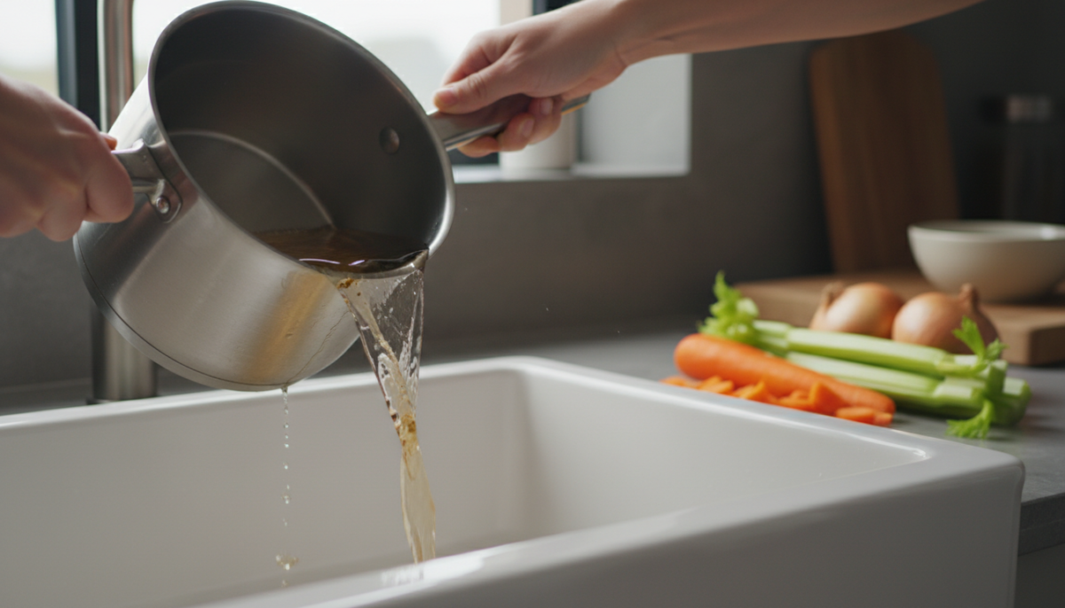 scopri come l'acqua di cottura versata nel lavandino può essere utilizzata come sostituto naturale del dado da brodo, un'idea semplice e sostenibile per arricchire i tuoi piatti.