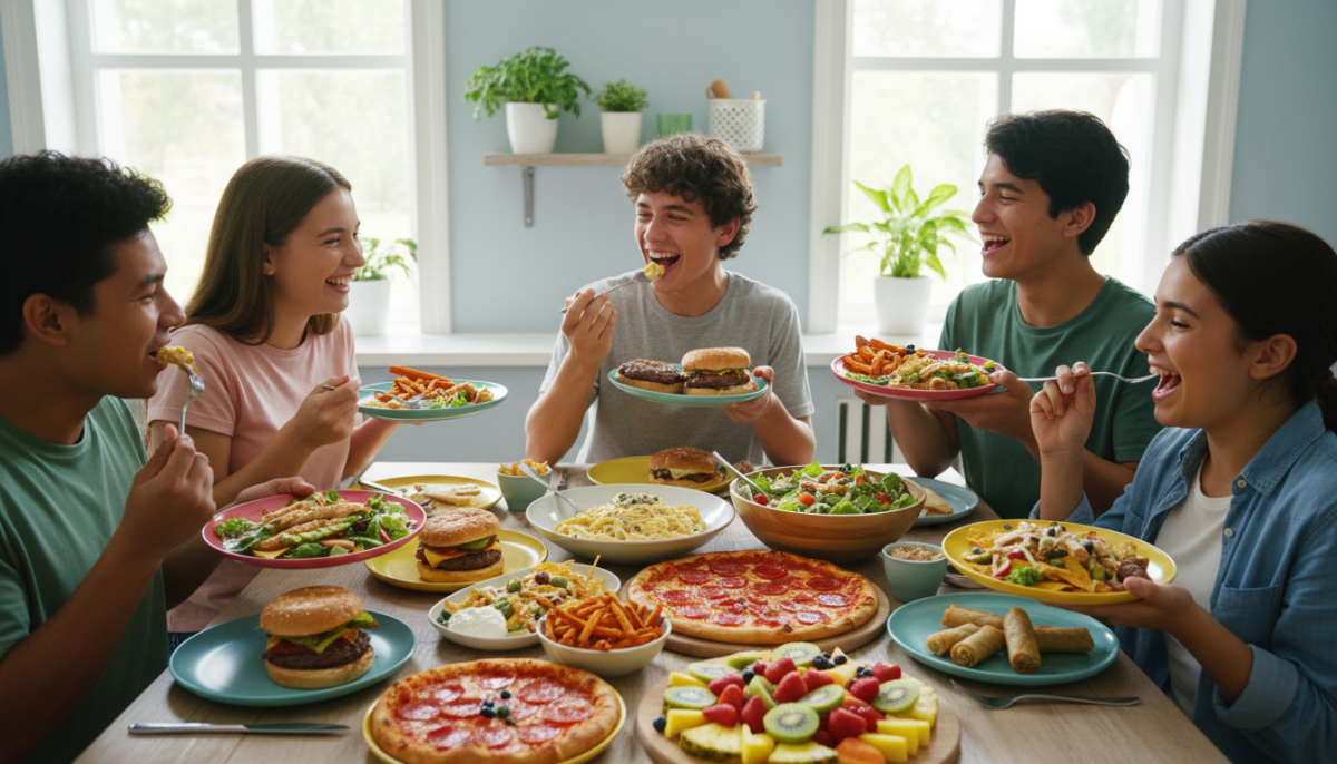 scopri un menù settimanale pensato per famiglie con adolescenti, ricco di piatti gustosi e facili da preparare che conquisteranno i teenager a tavola.
