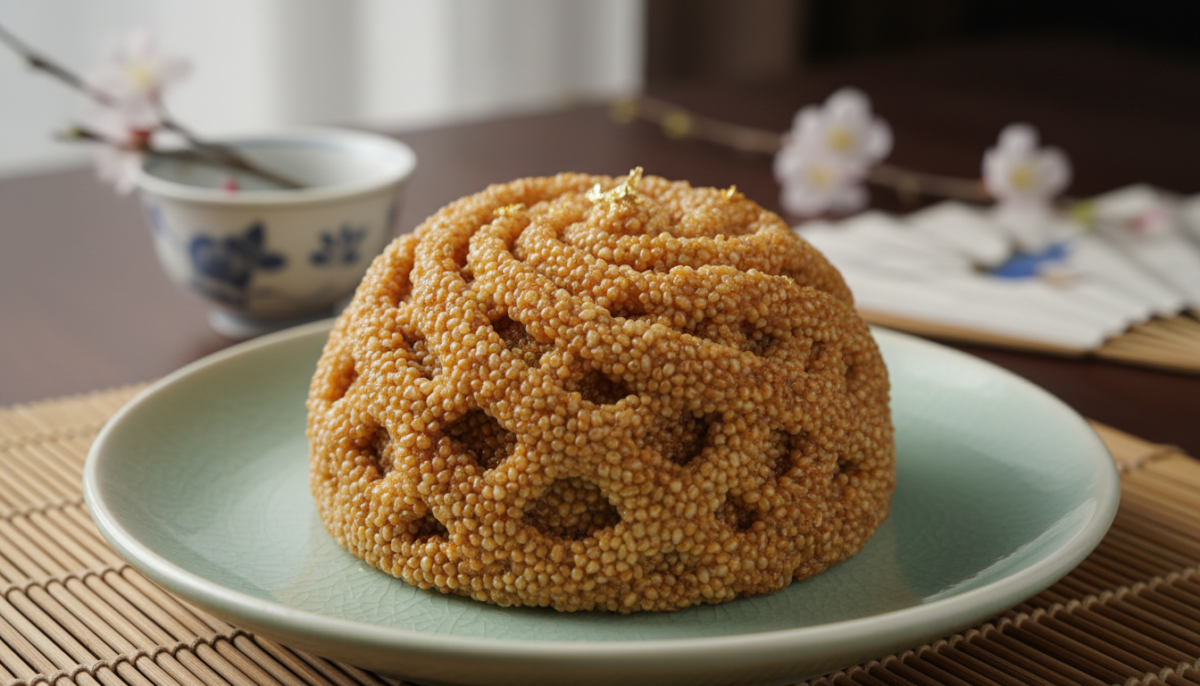 scopri la mia incredibile scoperta dall’asia: un dolce sorprendente realizzato con un solo tipo di granello, che ti stupirà per sapore e semplicità.