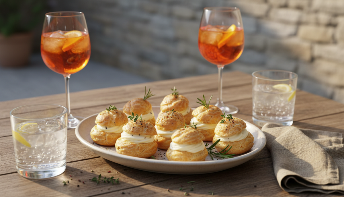 scopri la ricetta semplice e veloce dei bignè salati con 5 ingredienti, perfetti per un aperitivo che conquisterà tutti i tuoi invitati.