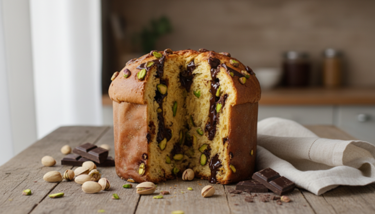 Panettone pistacchio cioccolato: una delizia italiana da provare subito