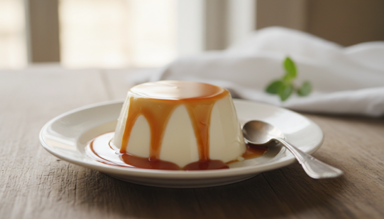 Panna cotta al caramello facile da preparare in pochi minuti