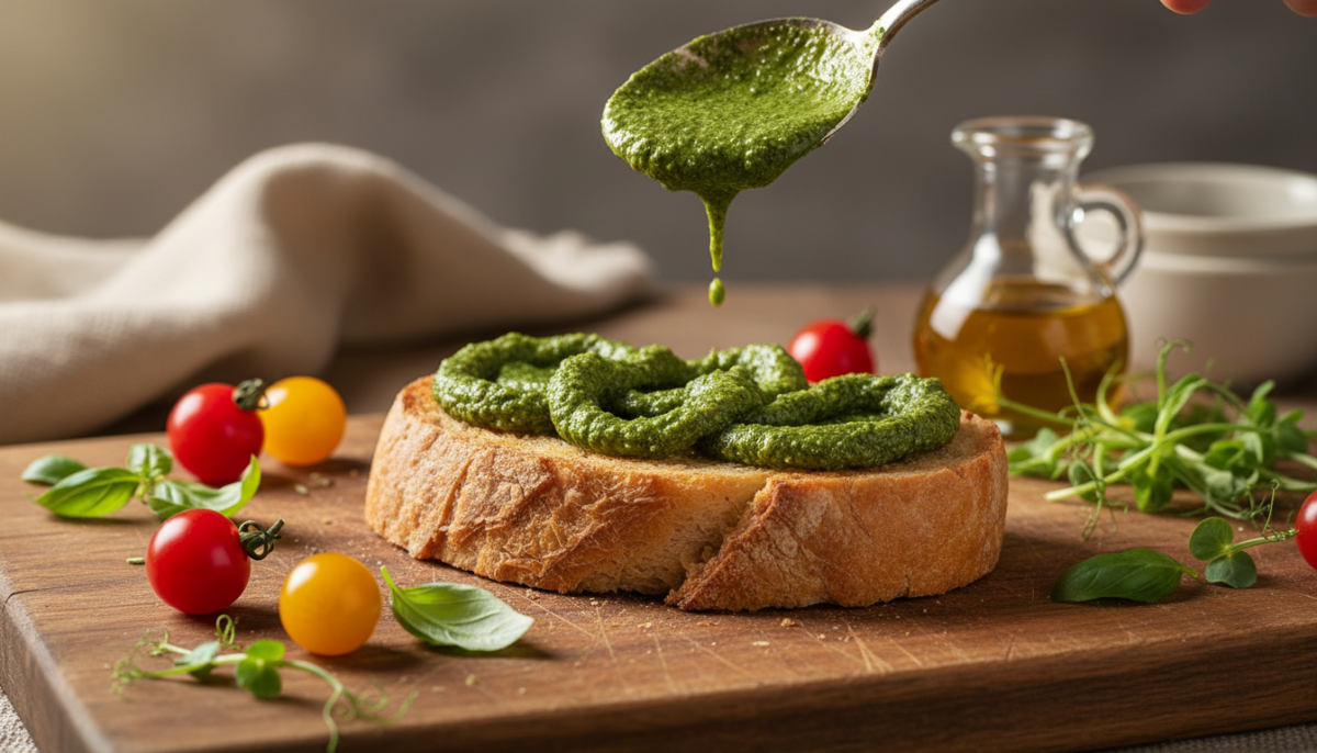 scopri la bruschetta di aprile che trasforma il tradizionale antipasto italiano con un'innovativa guarnizione, portando sapori unici e un semplice gesto che rivoluziona ogni morso.