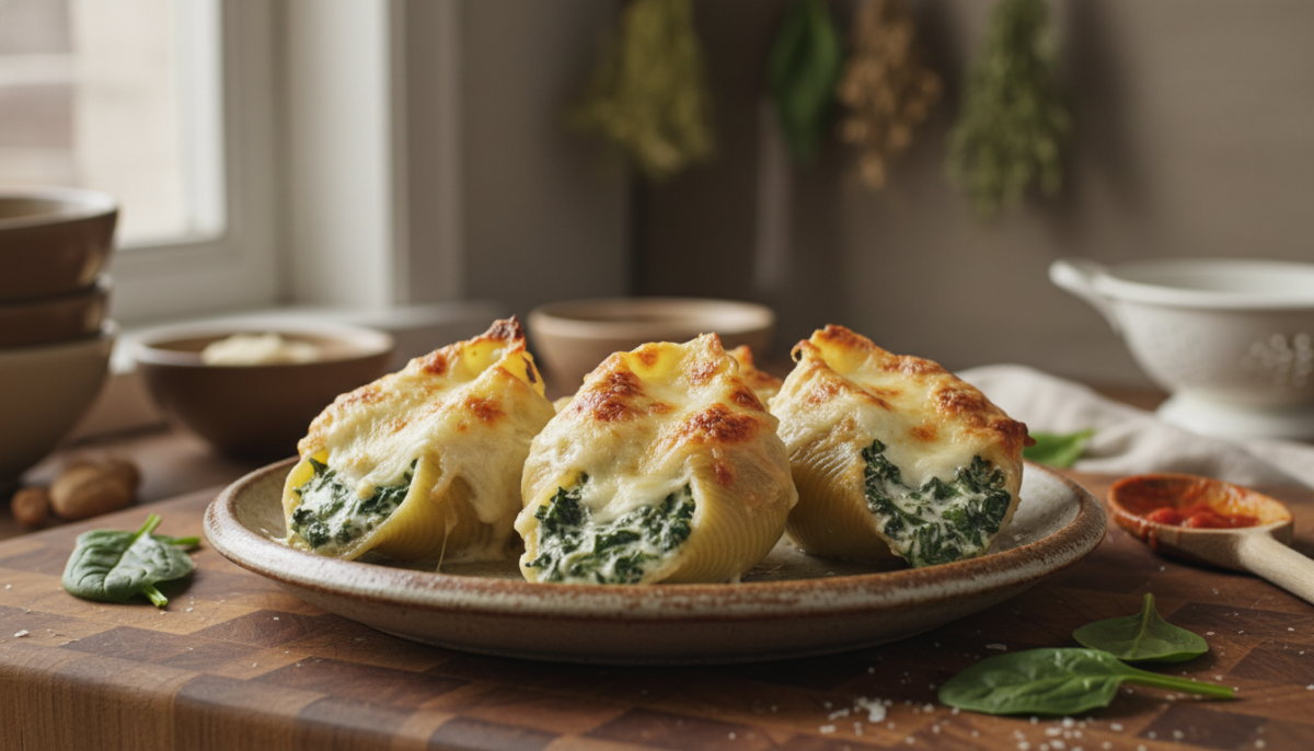 scopri queste grandi paste gratinate con spinaci amatissime anche dai bambini, che trasformano e rivoluzionano il tradizionale piatto italiano in una deliziosa esperienza.