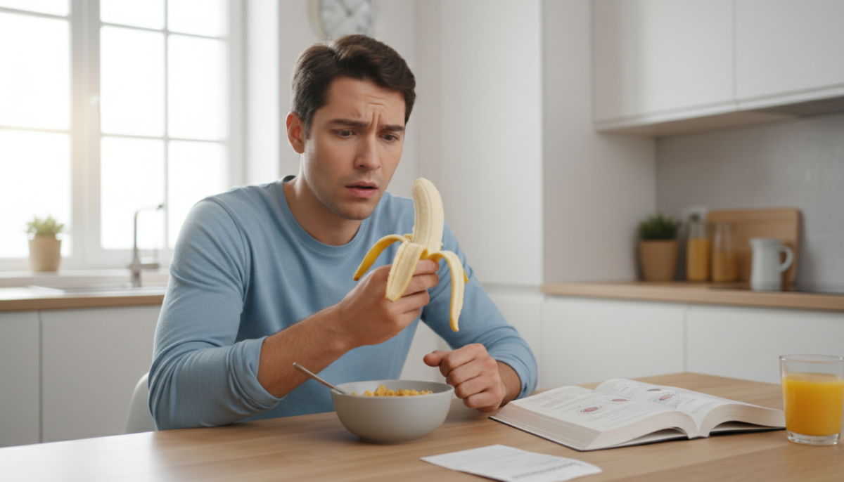 scopri perché il modo in cui mangio le mie banane ha destato la sorpresa del mio medico e come questa spiegazione ha cambiato la mia percezione, facendomi perdere l'appetito.