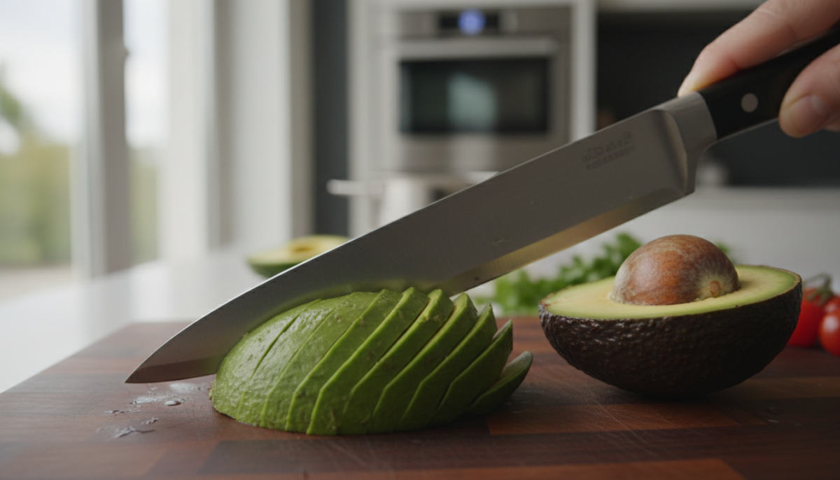 scopri il gesto da chef che ha rivoluzionato il modo di tagliare gli avocado, trasformando un'operazione disordinata in un'arte semplice e perfetta.