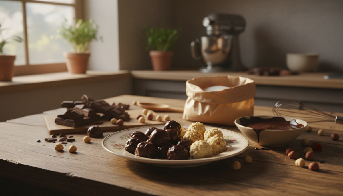 scopri la ricetta delle caramelle nocciola e cioccolato fatte in casa, amate dai miei figli e pronte in soli 15 minuti. un dolce semplice e irresistibile!