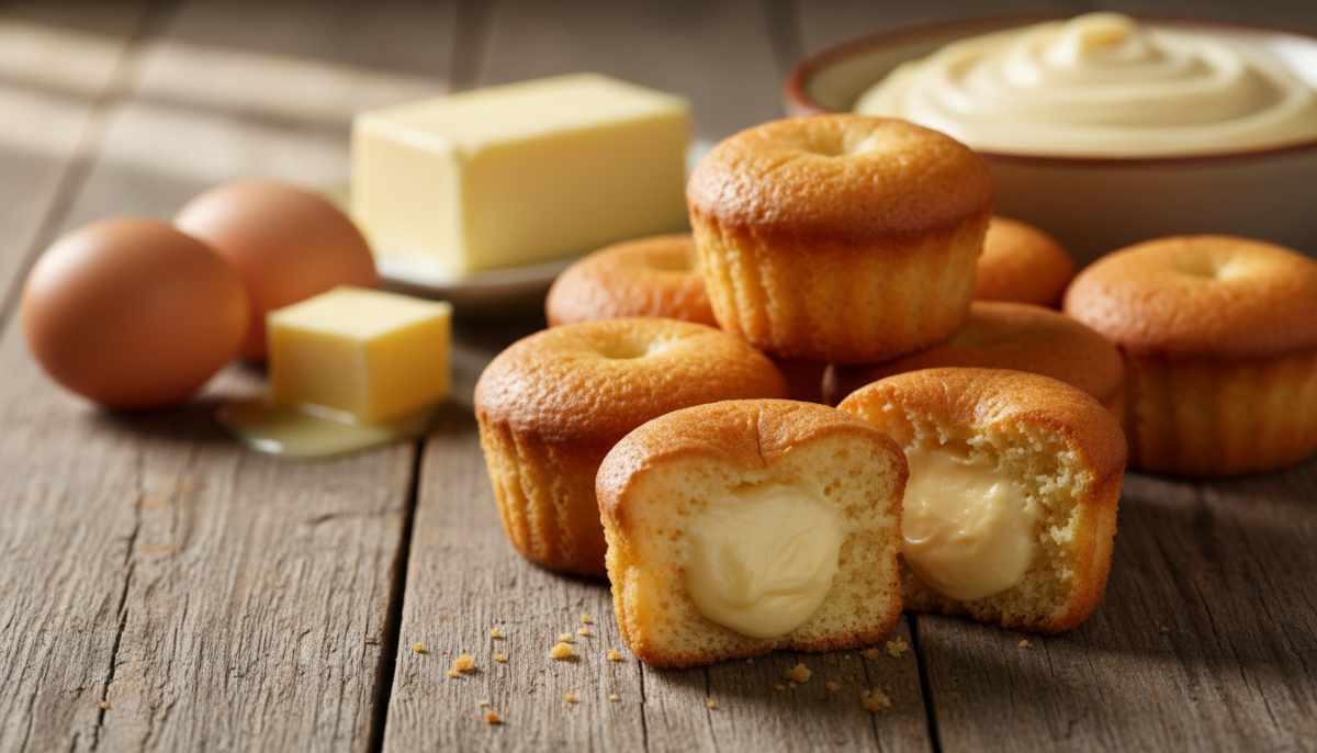 scopri il segreto dei mini cake soffici con un ingrediente cremoso nascosto nell'impasto che conquista tutti i tuoi ospiti.