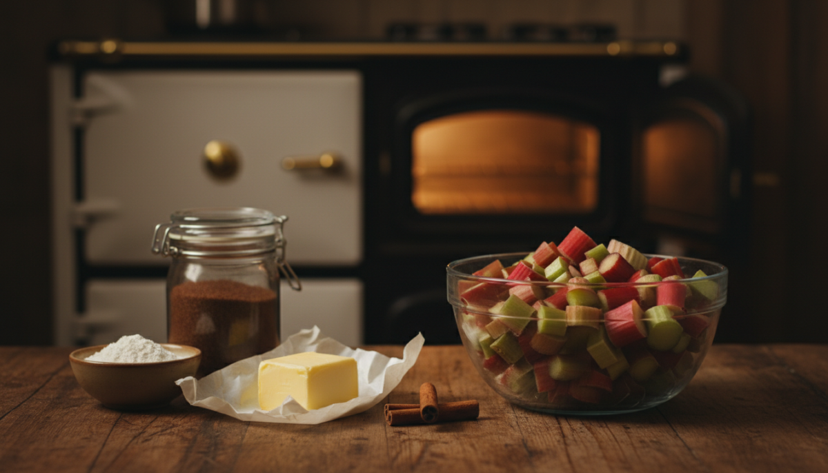 scopri il segreto di lasciare riposare il rabarbaro per una notte prima di preparare il crumble, un trucco che trasformerà il tuo dolce in una delizia irresistibile, tanto che nessuno lo riconoscerà più.