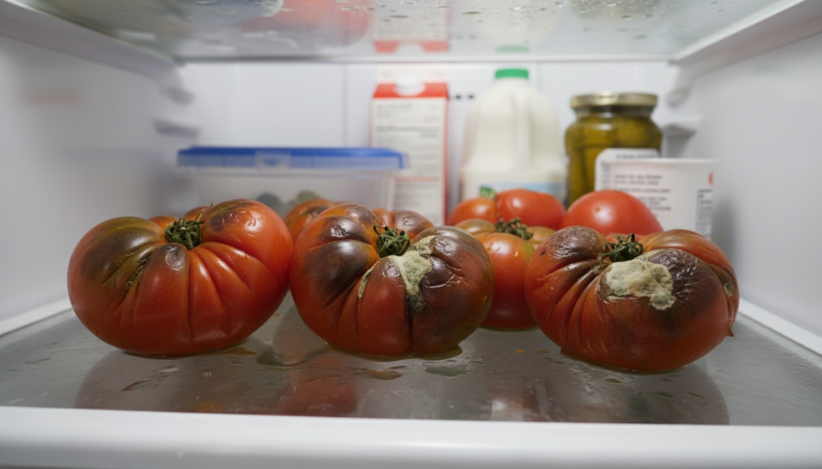 scopri perché non dovresti mai mettere i pomodori in frigorifero: il freddo li rovina in poche ore e il danno non si recupera nemmeno a temperatura ambiente.