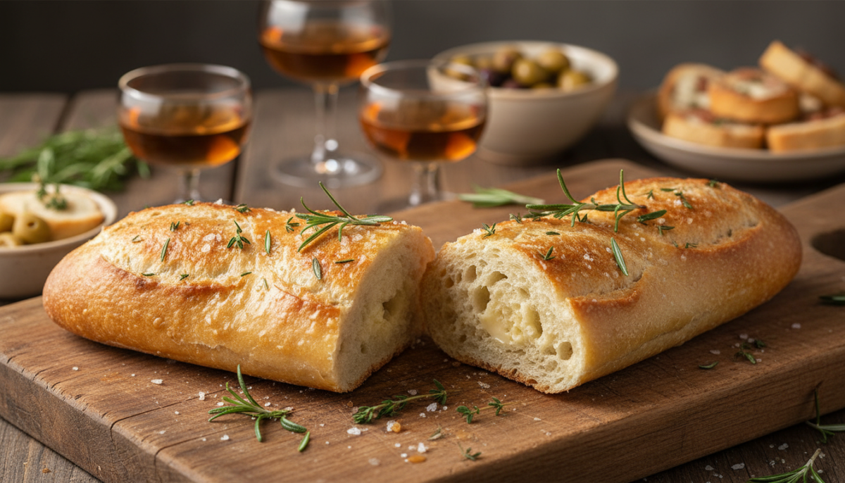 scopri il segreto per trasformare una semplice baguette in un croccante, dorato e irresistibile piacere, il complemento perfetto per ogni aperitivo.
