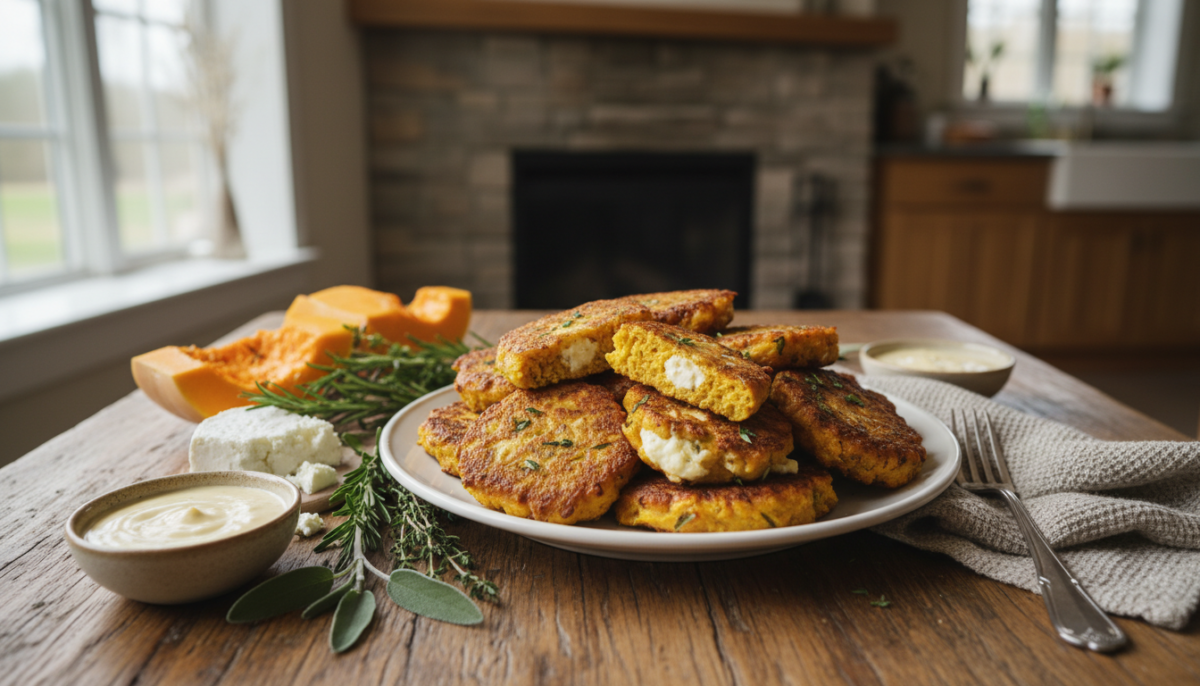 scopri come preparare in soli 20 minuti delle deliziose frittelle di zucca croccanti e morbide con caprino, che hanno conquistato tutta la famiglia. una ricetta facile e irresistibile!