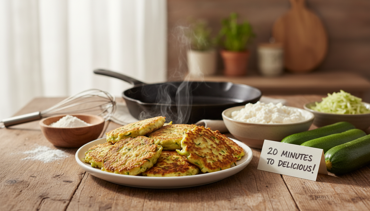 scopri la ricetta veloce delle frittelle di ricotta con zucchine, la cena perfetta pronta in soli 20 minuti. un modo nuovo e gustoso per cucinare le zucchine!