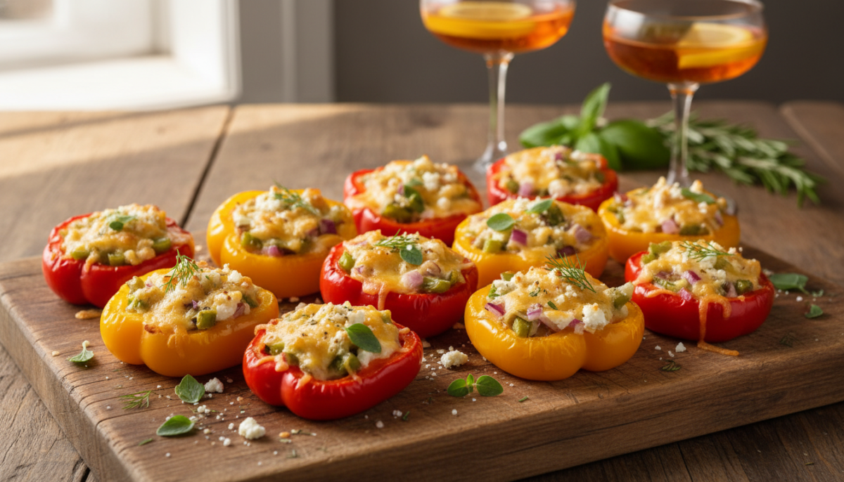 scopri i mini peperoni ripieni, pronti in soli 15 minuti e perfetti per un aperitivo irresistibile che i tuoi ospiti adoreranno e chiederanno ancora.