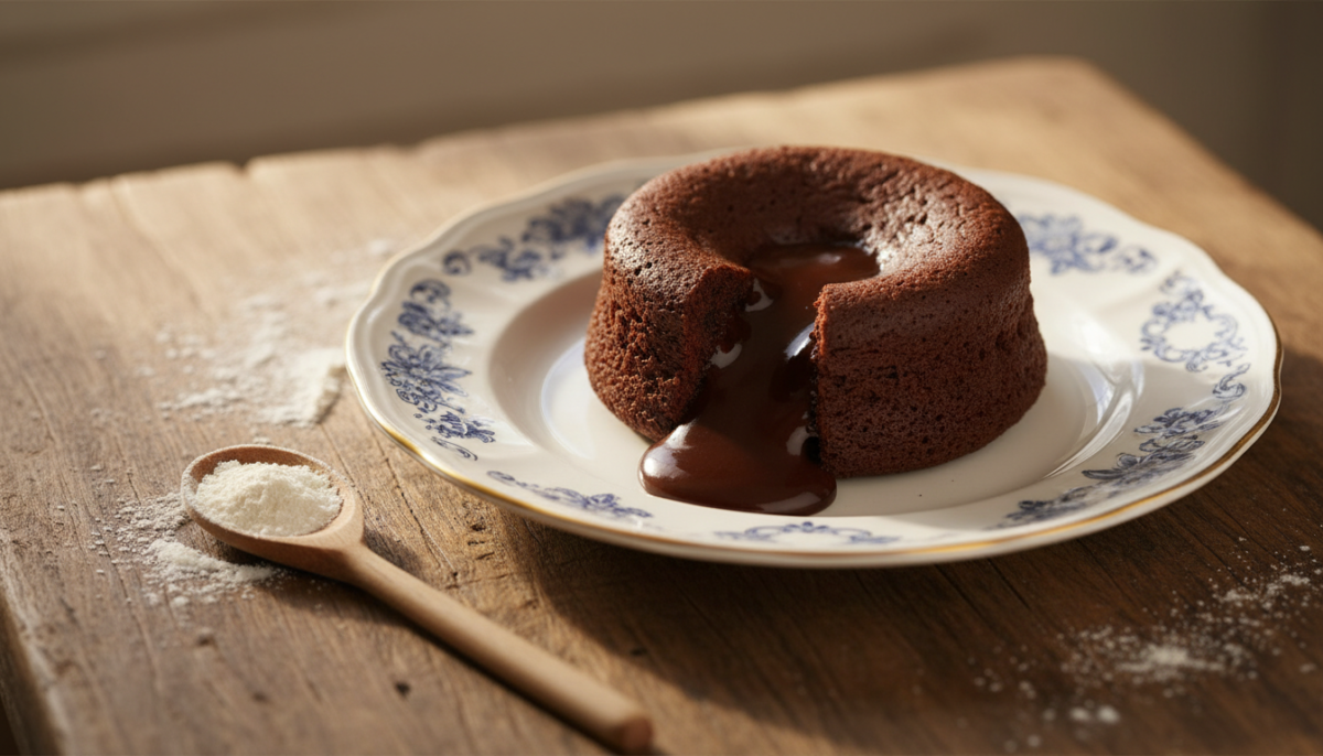 scopri il tortino fondente e cremoso di mia nonna, una ricetta autentica rimasta invariata da 30 anni: «un cucchiaio di farina, né uno di più» per un dolce perfetto.